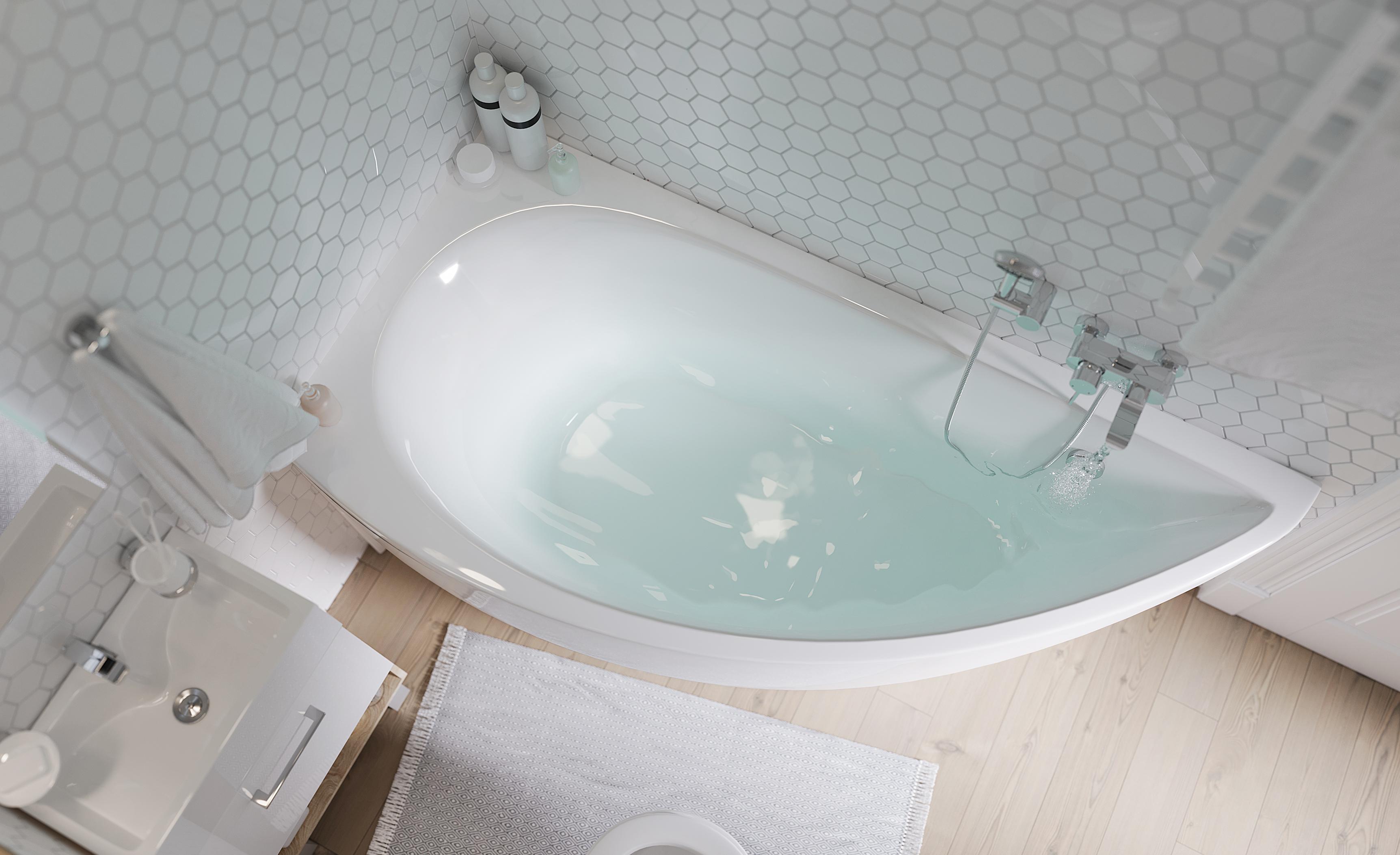 картинка Ванна PICCOLO 150x75 L магазин Gracia являющийся официальным дистрибьютором в России картинка Ванна PICCOLO 150x75 L от магазина Gracia